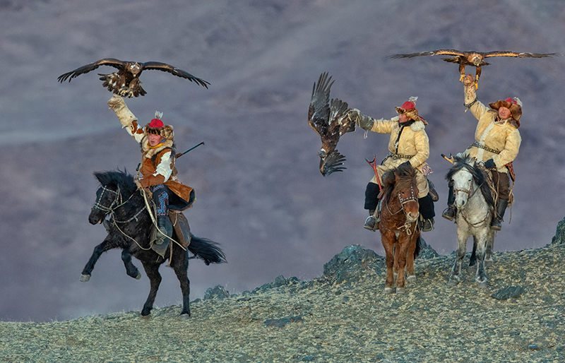Golden Eagle Hunters Mongolia